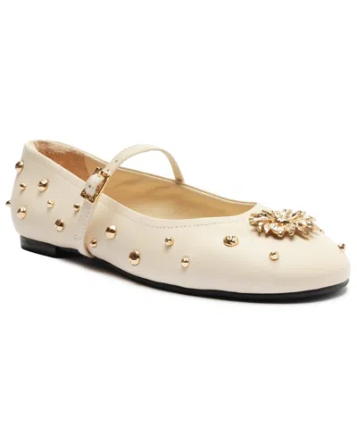 Arezzo Women's The Campaign Ballet Flats In White