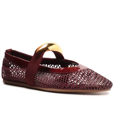 Arezzo Women's Vicky Ballet Flats In Fresh Ruby