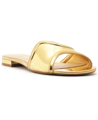 Arezzo Women's Waverly Flat Sandals In Gold