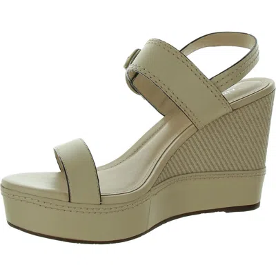 Arezzo Womens Buckle Wedge Sandals In Multi