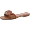 Arezzo Womens Embellished Slide Sandals In Multi