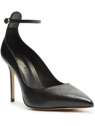 Arezzo Womens Leather Dressy Pumps In Black