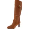 Arezzo Vivian Womens Leather Pull On Mid-calf Boots In Multi