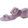 Arezzo Womens Slip On Padded Insole Block Heel In Multi