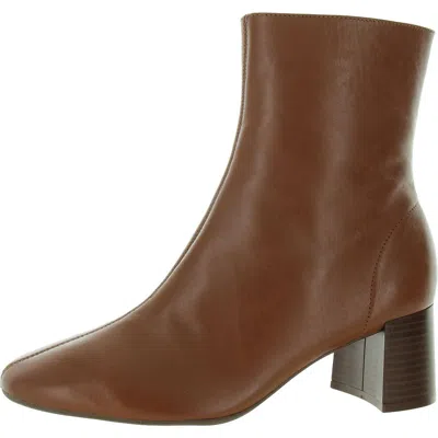 Arezzo Womens Zip Up Round Toe Ankle Boots In Multi
