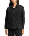 Argent Abra Denim Work Jacket In Black