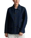Argent Abra Denim Work Jacket In Blue