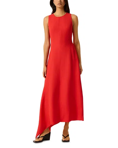 Argent Asymmetrical Dress In Multi