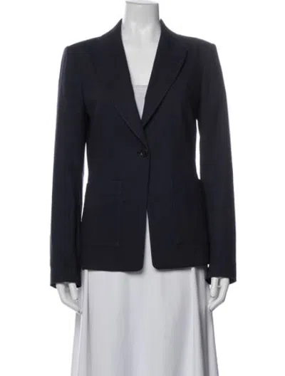 Pre-owned Argent Blazer In Blue