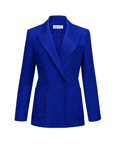 Argent Chelsea Blazer Lapis