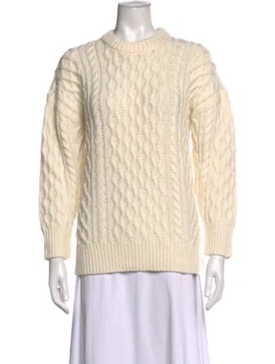 Pre-owned Argent Crew Neck Sweater In Neutrals