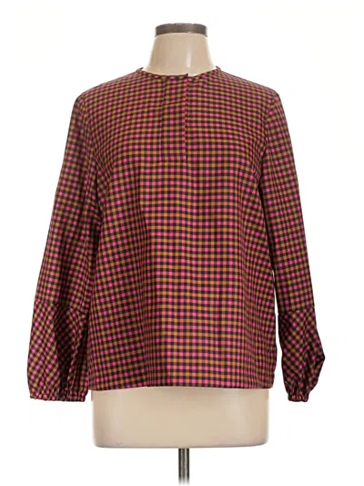 Pre-owned Argent Long Sleeve Blouse In Red
