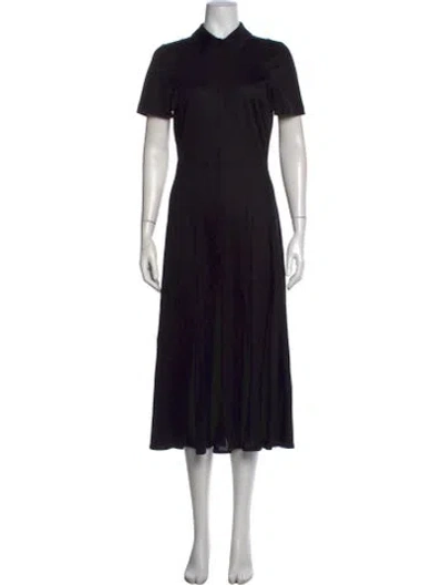 Pre-owned Argent Midi Length Dress In Black