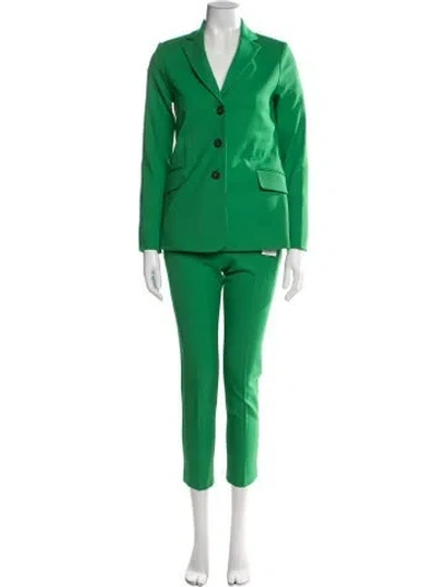 Pre-owned Argent Pantsuit In Green