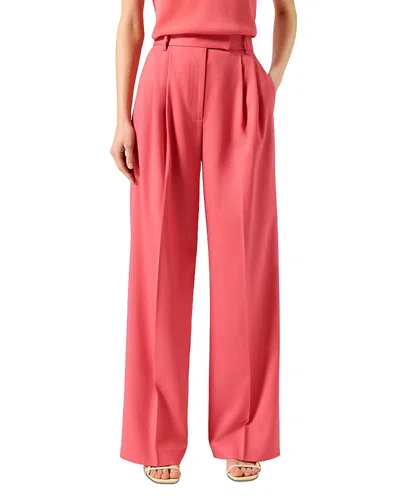 Argent Pleated Pants In Pink