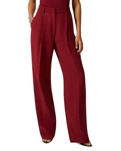 Argent Pleated Tapered Trousers In Pattern