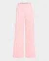 Argent Pleated Wide-leg Seasonless Wool Trousers