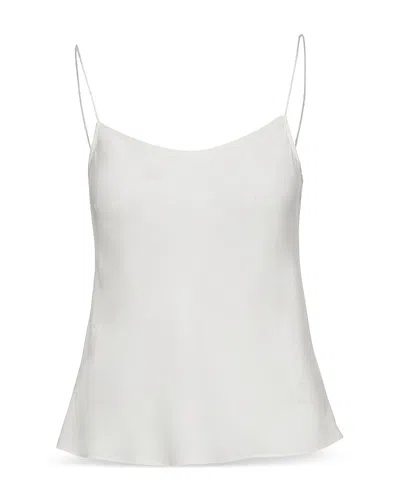 Argent Silk Camisole In White