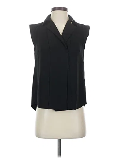 Pre-owned Argent Sleeveless Blouse In Black