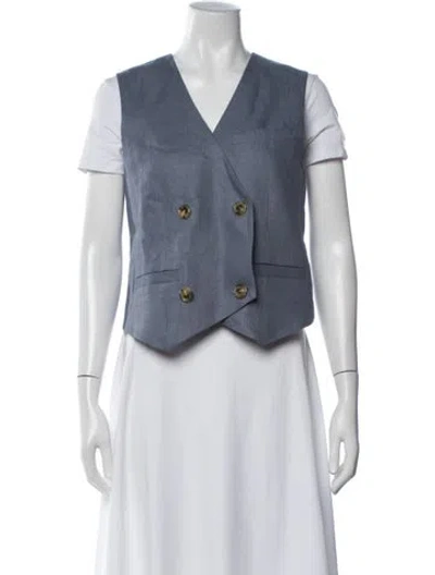 Pre-owned Argent Vest In Blue