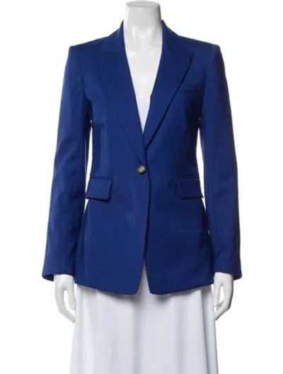 Pre-owned Argent Virgin Wool Blazer In Blue