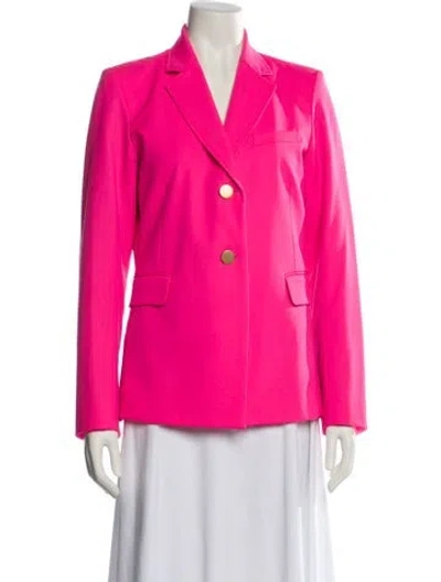 Pre-owned Argent Virgin Wool Blazer In Pink