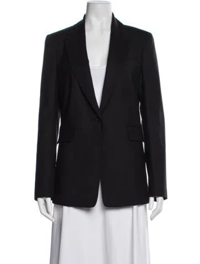 Pre-owned Argent Virgin Wool Blazer W/ Tags In Blue