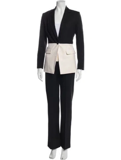 Pre-owned Argent Virgin Wool Pantsuit In Blue