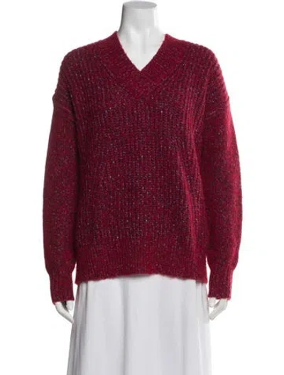 Pre-owned Argent V-neck Sweater In Multi