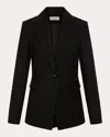 Argent Women's Stretch-wool Blazer In Black