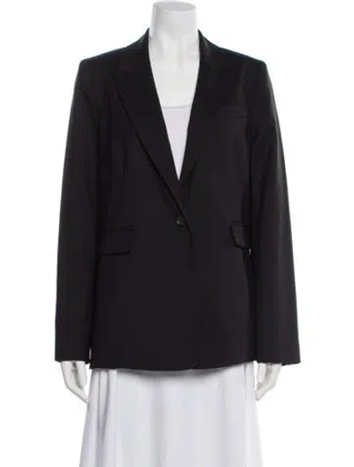 Pre-owned Argent Wool Blazer In Black