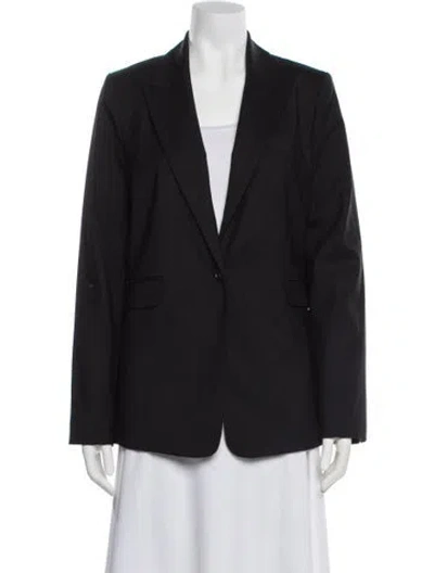 Pre-owned Argent Wool Blazer In Black