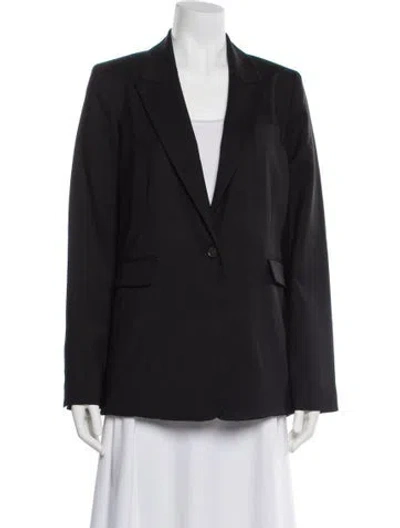 Pre-owned Argent Wool Blazer In Black