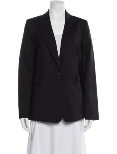 Pre-owned Argent Wool Blazer In Black
