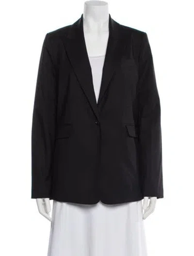 Pre-owned Argent Wool Blazer In Black