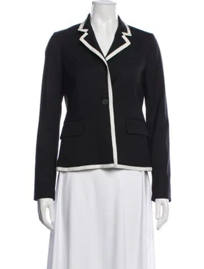 Pre-owned Argent Wool Blazer In Black