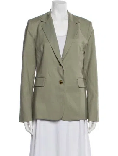 Pre-owned Argent Wool Blazer In Green