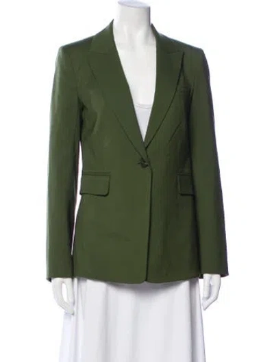 Pre-owned Argent Wool Blazer In Green