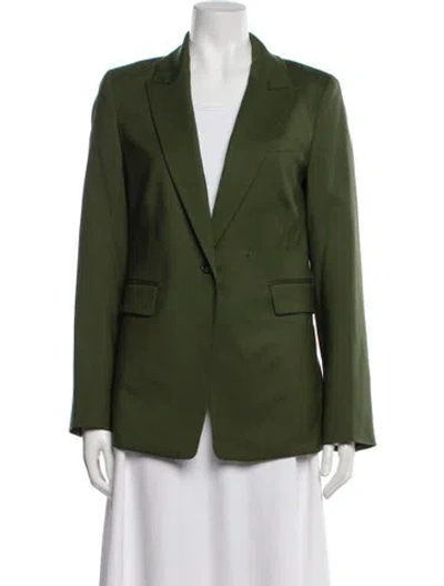 Pre-owned Argent Wool Blazer In Green