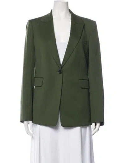 Pre-owned Argent Wool Blazer In Green