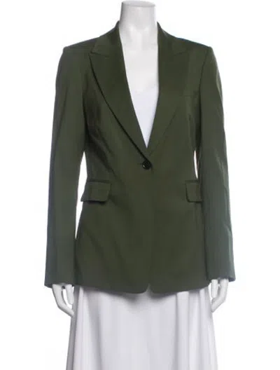 Pre-owned Argent Wool Blazer In Green