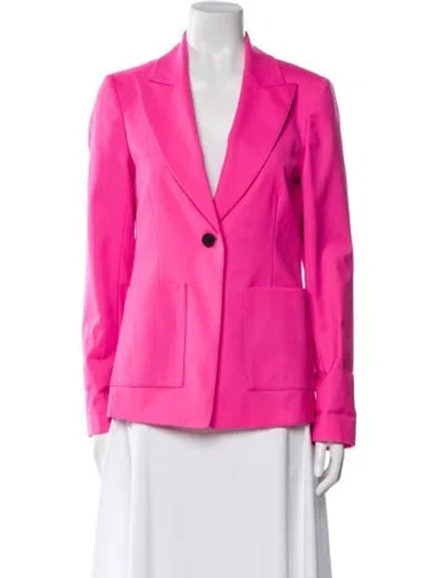 Pre-owned Argent Wool Blazer In Pink