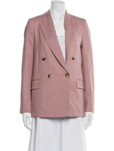 Pre-owned Argent Wool Blazer In Pink