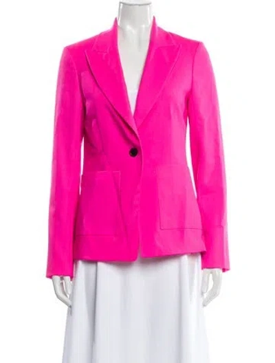 Pre-owned Argent Wool Blazer In Pink