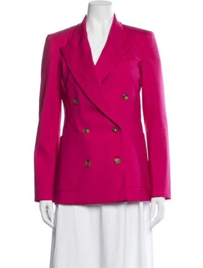 Pre-owned Argent Wool Blazer In Pink