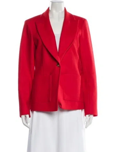 Pre-owned Argent Wool Blazer In Red
