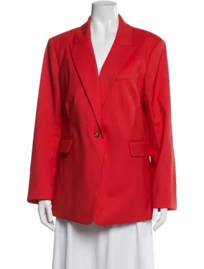 Pre-owned Argent Wool Blazer In Red
