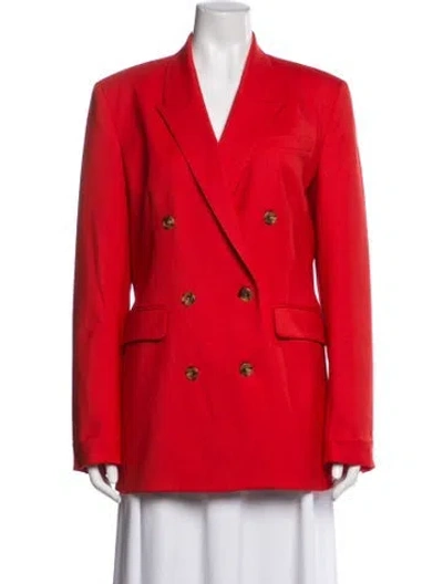 Pre-owned Argent Wool Blazer In Red