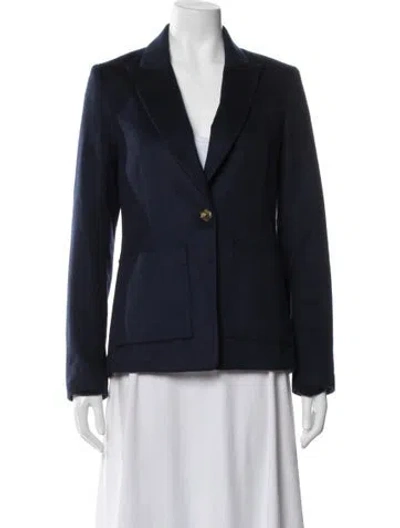 Pre-owned Argent Wool Blazer W/ Tags In Blue