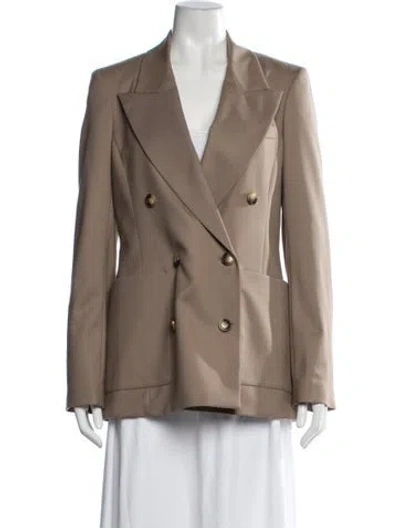 Pre-owned Argent Wool Blazer W/ Tags In Neutrals